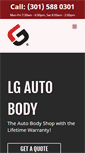 Mobile Screenshot of lgautobody.com